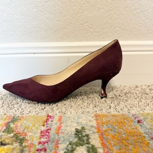 Nine West Women's Burgundy Heels